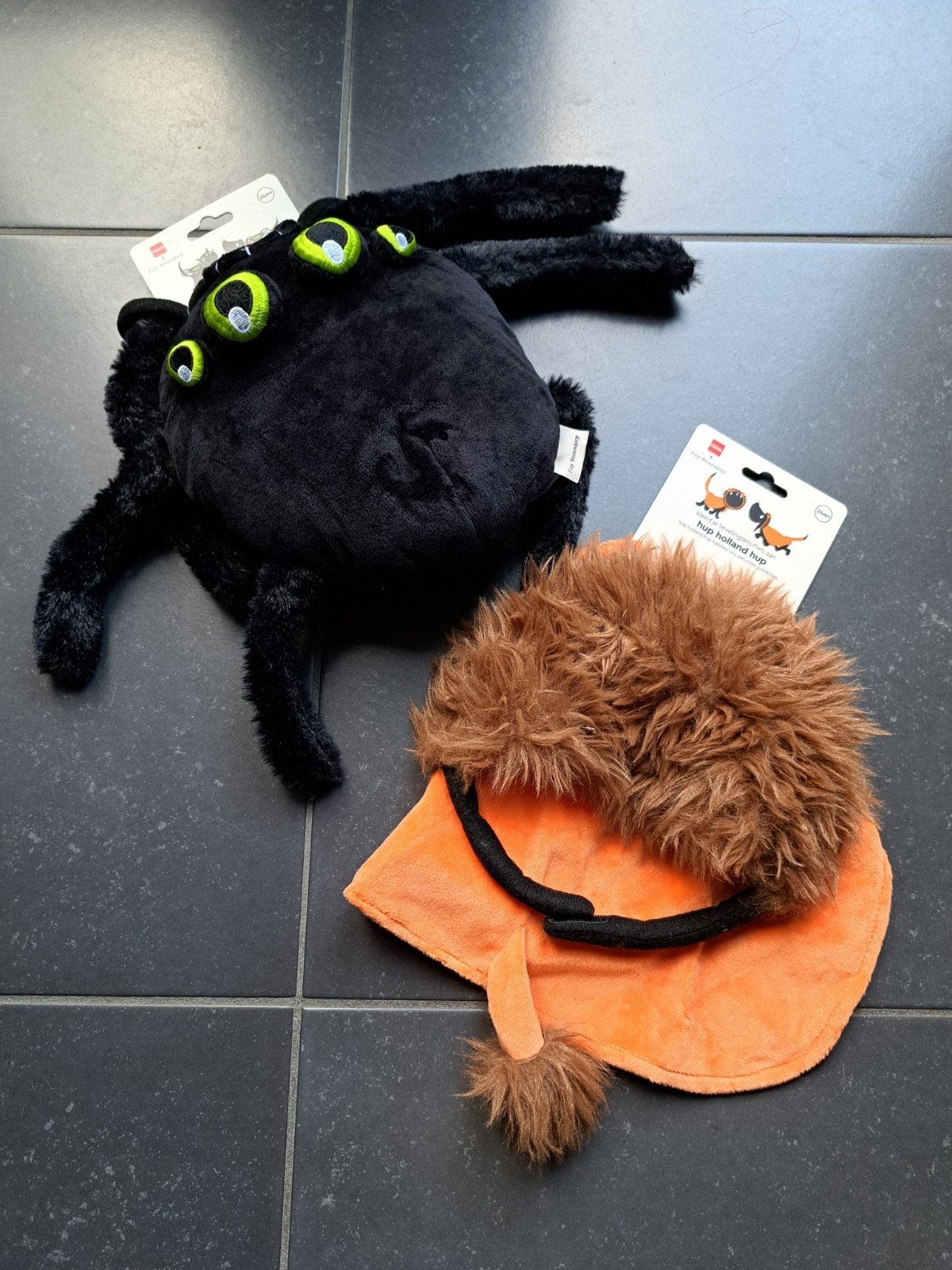 2 verklëedsetjes Halloween en Oranje leeuw, Ophalen of Verzenden, Gebruikt, Overige typen
