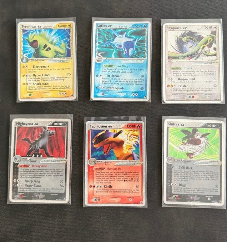 Pokemon oude EX Kaarten Collectie vintage, Ophalen of Verzenden, Gebruikt, Meerdere kaarten
