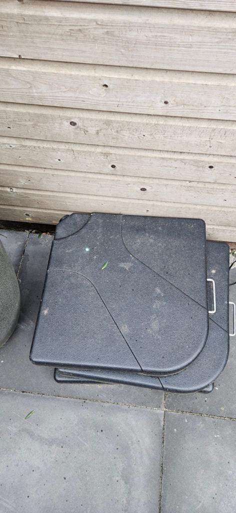 Tegels voor parasolvoet, Tuin en Terras, Parasols, Ophalen, Minder dan 1 meter, Parasolvoet