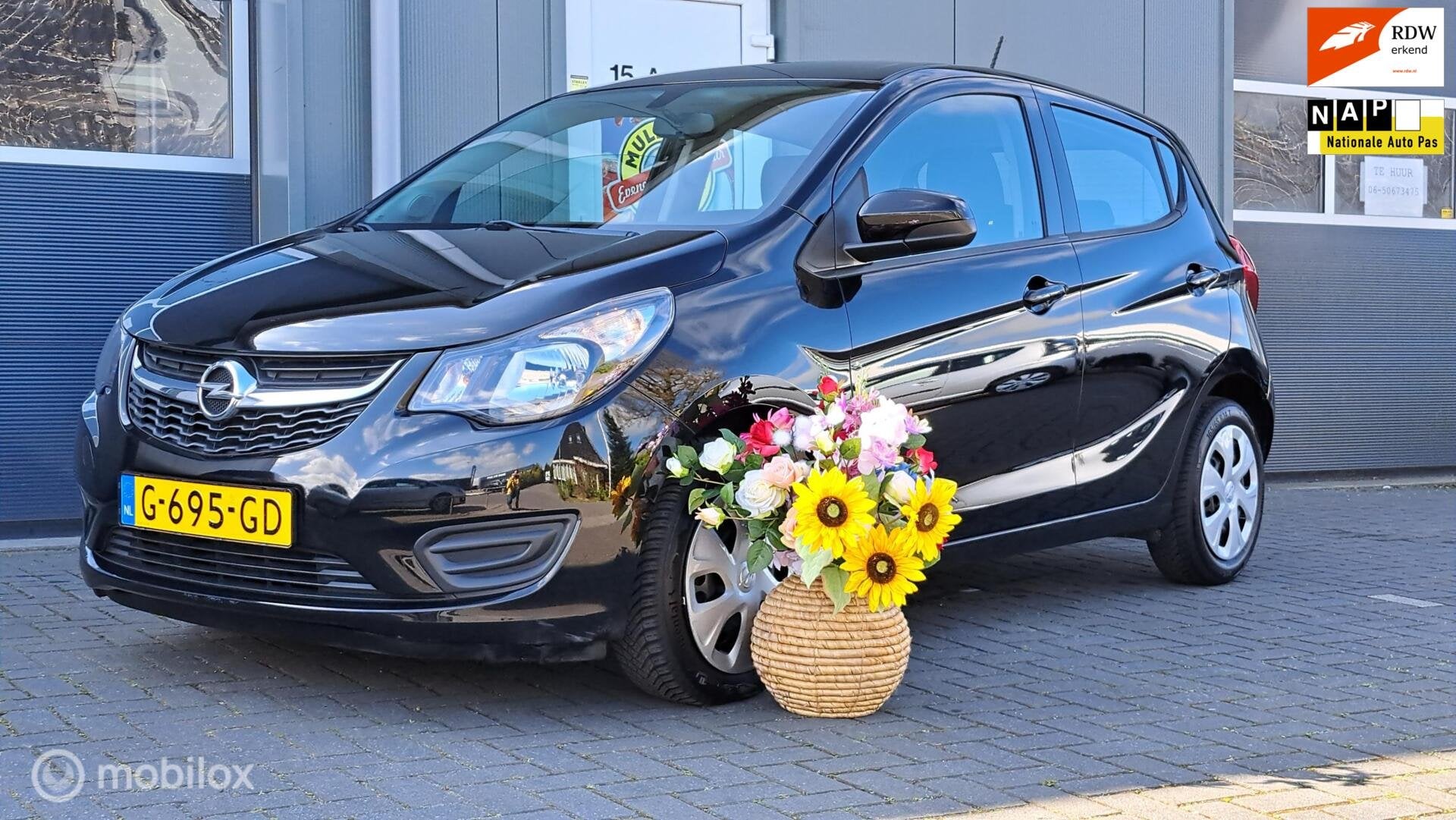 Opel KARL 1.0 ecoFLEX, Auto's, Opel, 839 kg, Gebruikt, Euro 6, Zwart