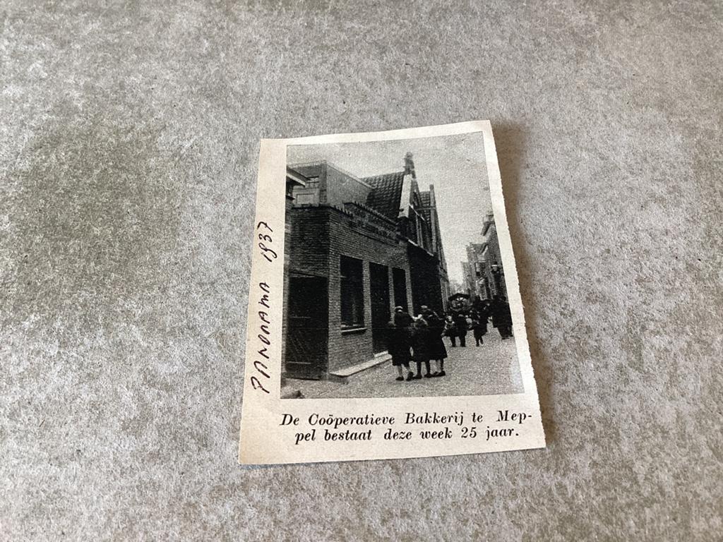 Meppel.    25 jaar bestaal De Coöperatieve Bakkerij in 1937, Ophalen of Verzenden, 1920 tot 1940, Drenthe