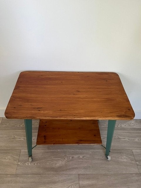Sidetable/bijzettafel, Ophalen, 100 tot 150 cm, Industrieel, vintage, Zo goed als nieuw