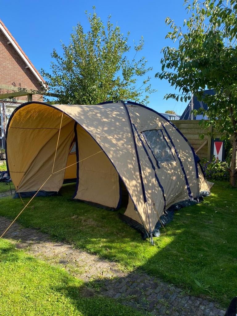 Katoenen Eurotrail Memphis 4-persoons tent, Ophalen of Verzenden, Gebruikt
