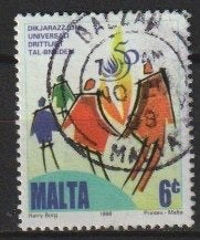 Malta Michel 1051, Ophalen of Verzenden, Malta, Gestempeld