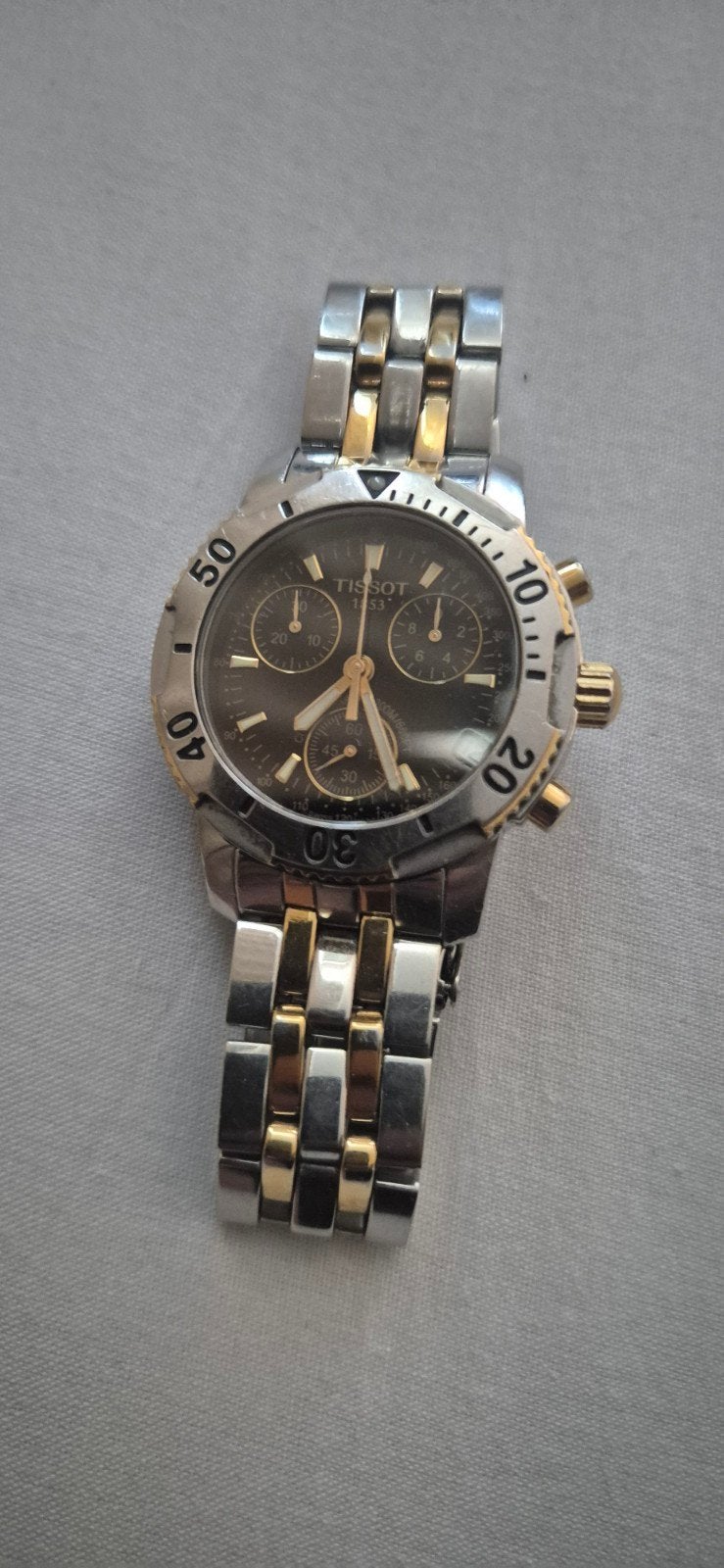 Tissot prs 200, Gebruikt, IJzer of Staal, Ophalen of Verzenden, 17 tot 18