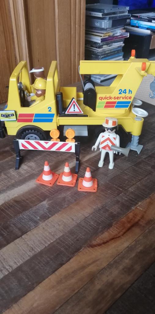 Playmobil service wagen, Ophalen of Verzenden, Gebruikt
