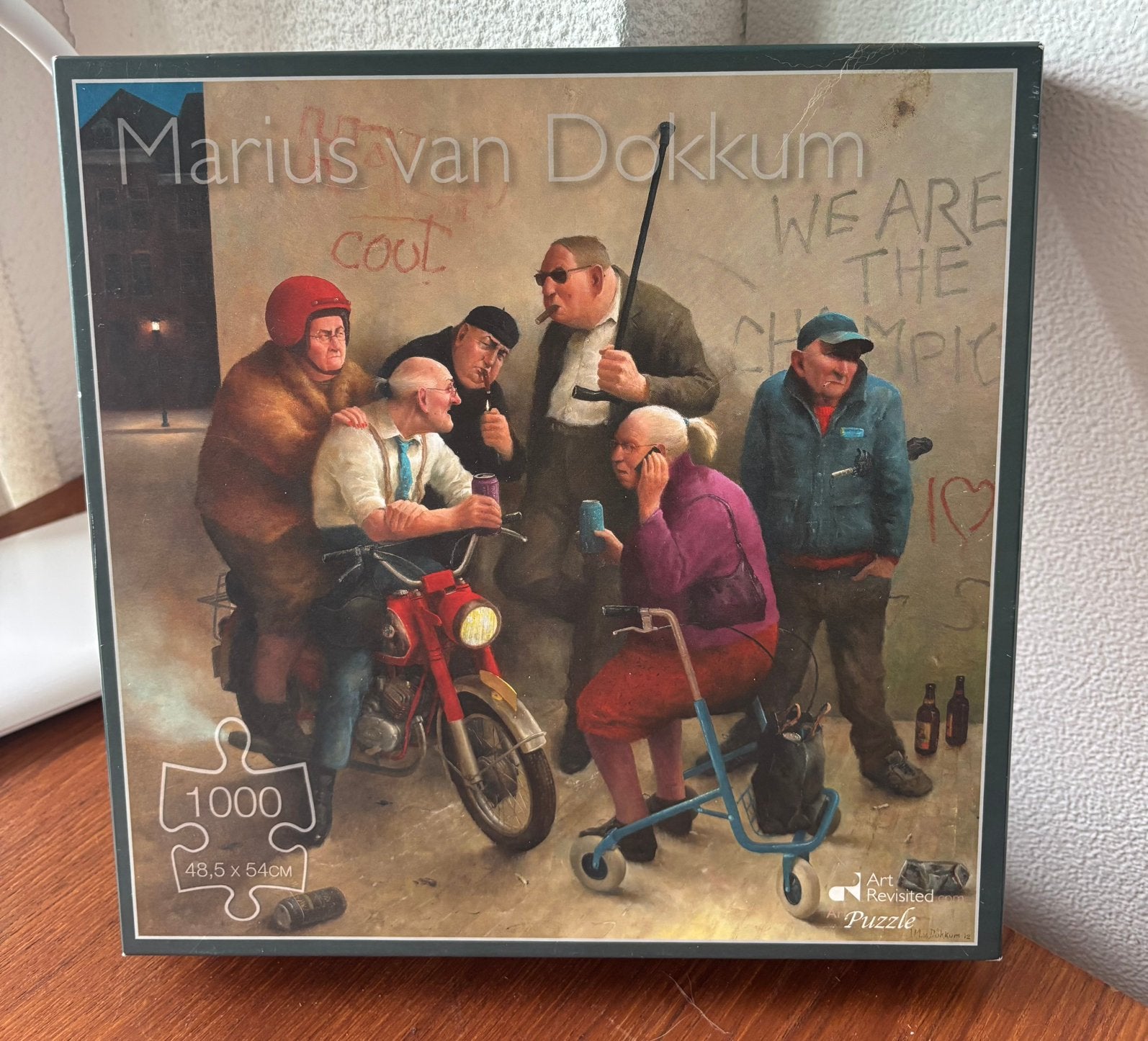 Marius van Dokkum Art Revisited Tweede jeugd 1000 stukjes, Ophalen of Verzenden, 500 t/m 1500 stukjes, Zo goed als nieuw, Legpuzzel