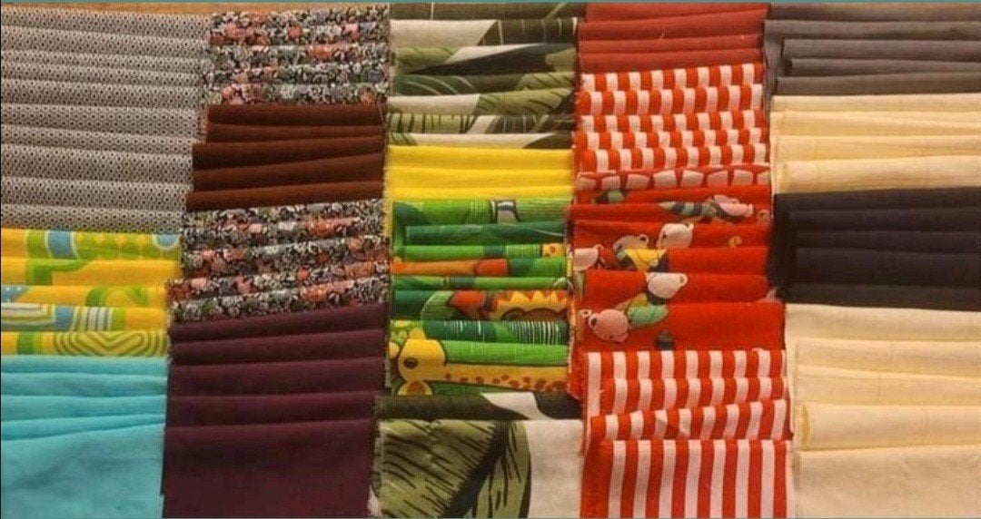 Partij Quilt/hobbylapjes 100stuks
van 10x10cm Pakket 1, Overige materialen, Overige kleuren, Nieuw, Ophalen of Verzenden