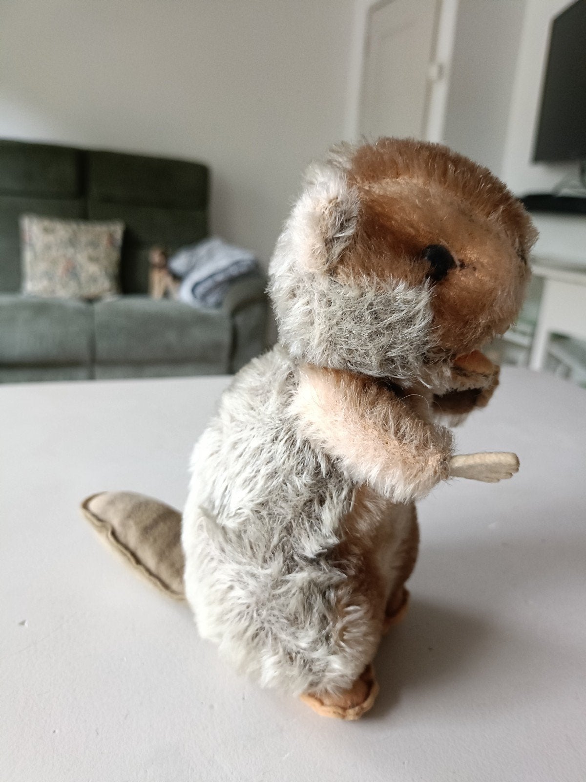 Vintage mohair bever van steiff.
Nog in hele goede conditie., Ophalen of Verzenden