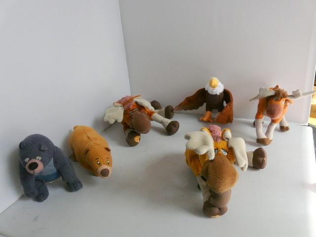 McDonalds 2004 # Brother Bear (6 stuks), Ophalen of Verzenden, Overige figuren, Zo goed als nieuw, Beeldje of Figuurtje