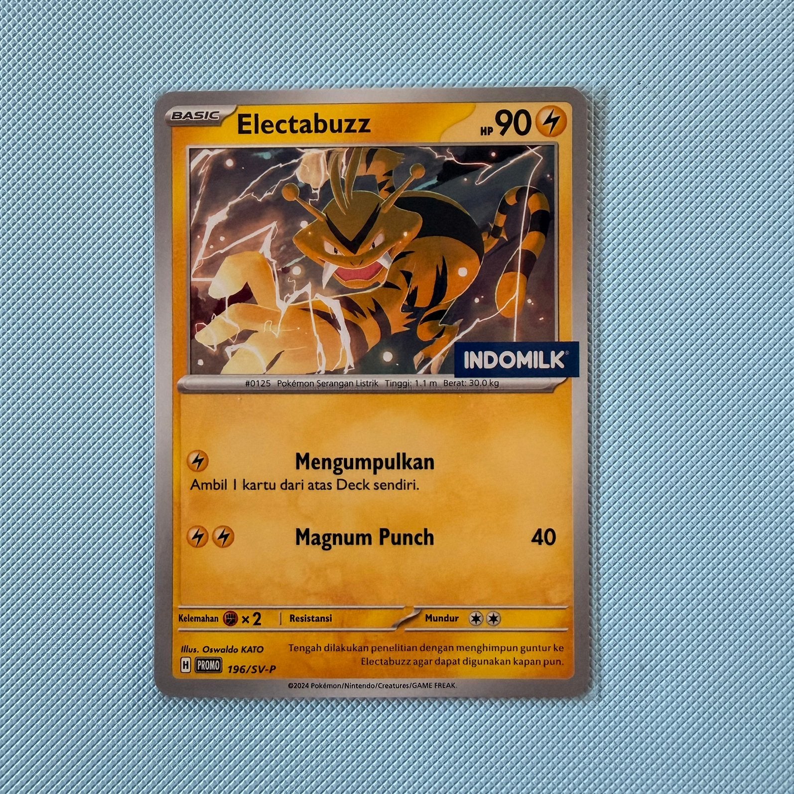 Electabuzz (SV-P/ID 196), Ophalen of Verzenden, Zo goed als nieuw, Losse kaart