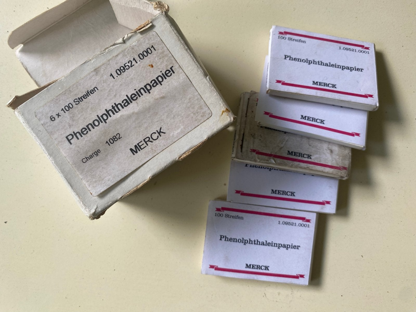 Phenolphthalein papier, Ophalen of Verzenden