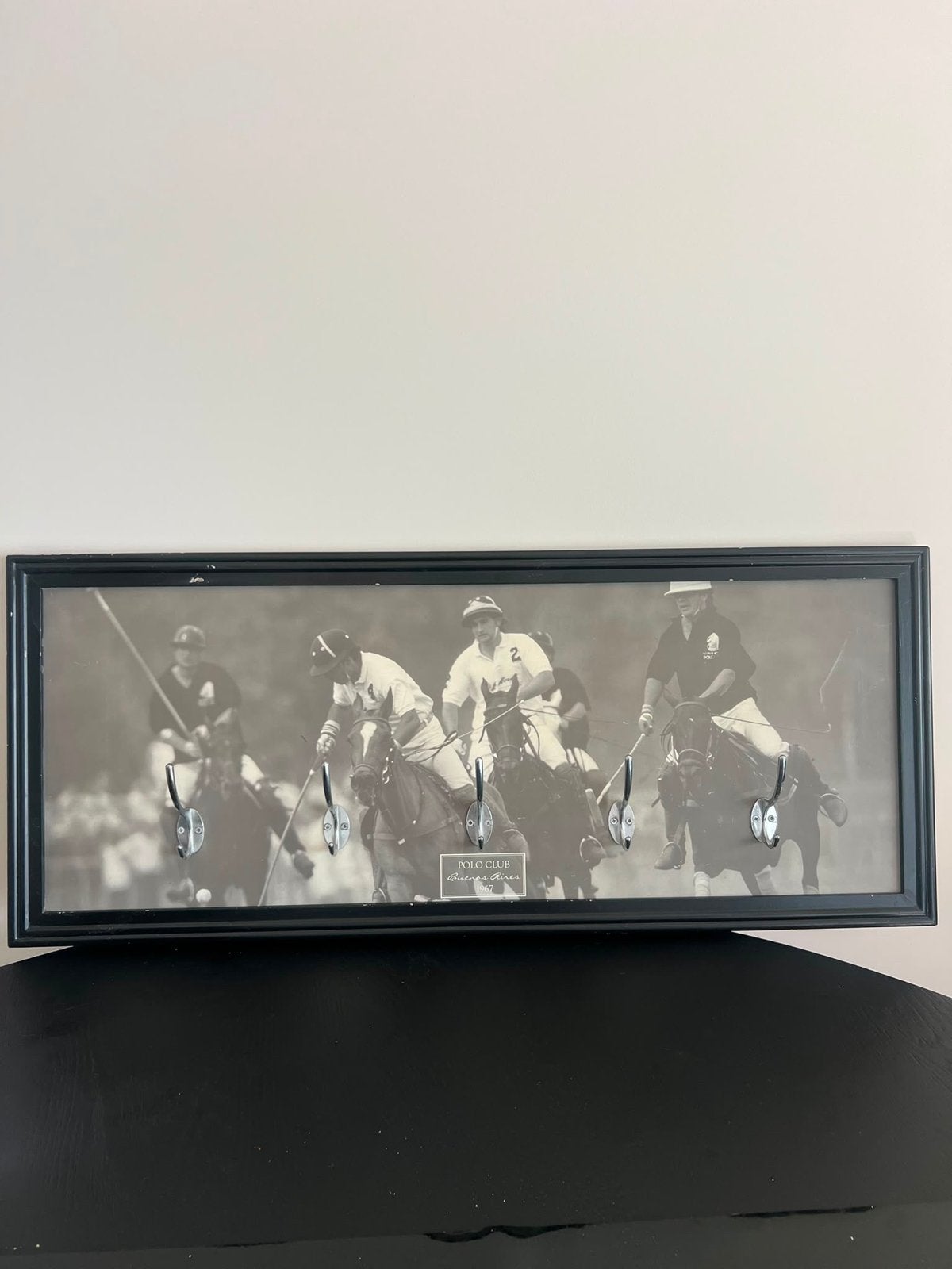 Polo Club Buenos Aires kapstok met 4 haken, Wandkapstok, Gebruikt, Ophalen of Verzenden, Minder dan 100 cm