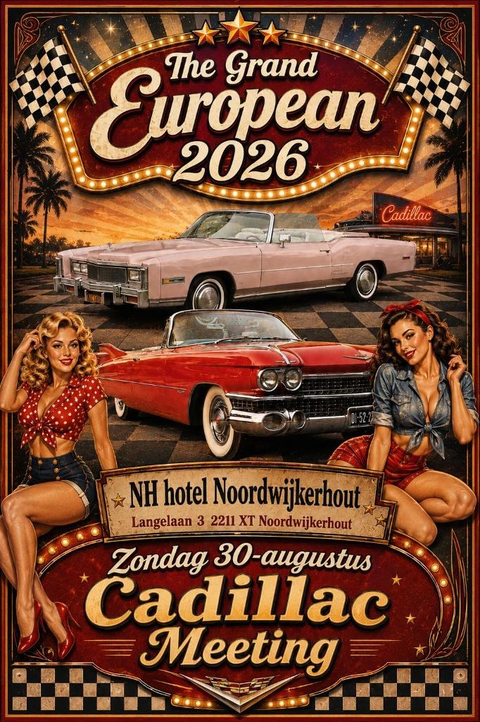 Cadillacs te koop en te huur van de Cadillac Club Nederland, Automaat, Overige modellen, Overige kleuren, Overige kleuren
