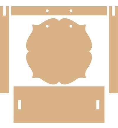 Dutch Doobadoo MDF fotolijst 20 x 8 cm hoog 19 cm dikte 1,1, ., Nieuw, Ophalen of Verzenden, .