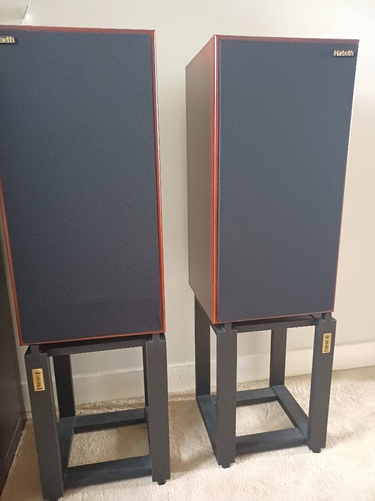 Harbeth super hl5 plus in Rosewood, Stereo speakers, Gebruikt, 60 tot 120 watt, Ophalen