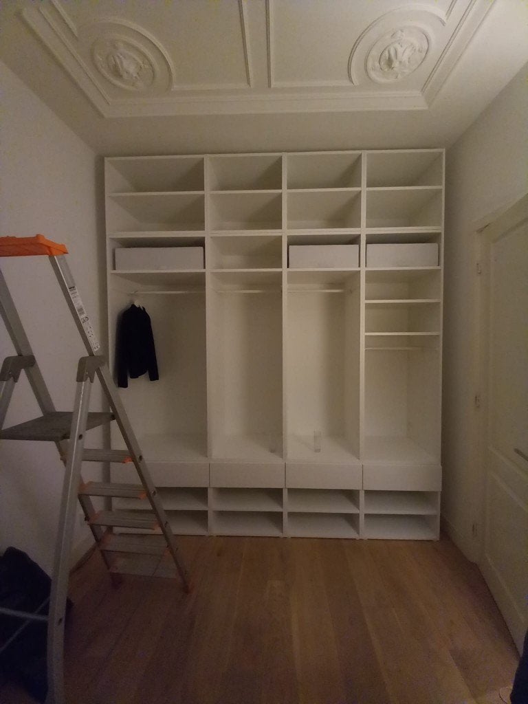 Foto 5 van Grote, flexibele IKEA PLATSA Kledingkast (Weg = Weg)