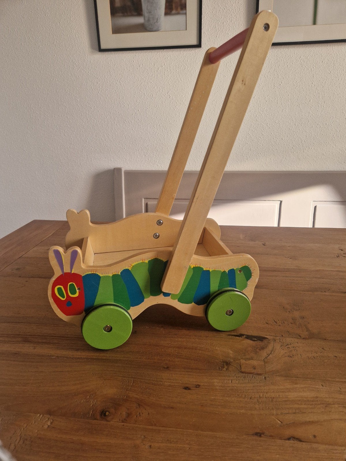 Rupsje Nooitgenoeg Loopwagen - Small Foot, Ophalen of Verzenden, Gebruikt, Overige typen, Met wieltjes