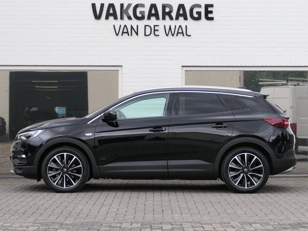 Opel Grandland X 1.6 Turbo Hybrid4 300pk Ultimate | 360°-ca, Auto's, Opel, Automaat, Euro 6, 4 cilinders, Zwart