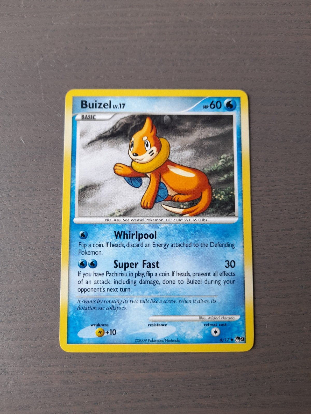 Pop series 1 5/17 swampert holo, Ophalen of Verzenden, Gebruikt, Losse kaart, Foil