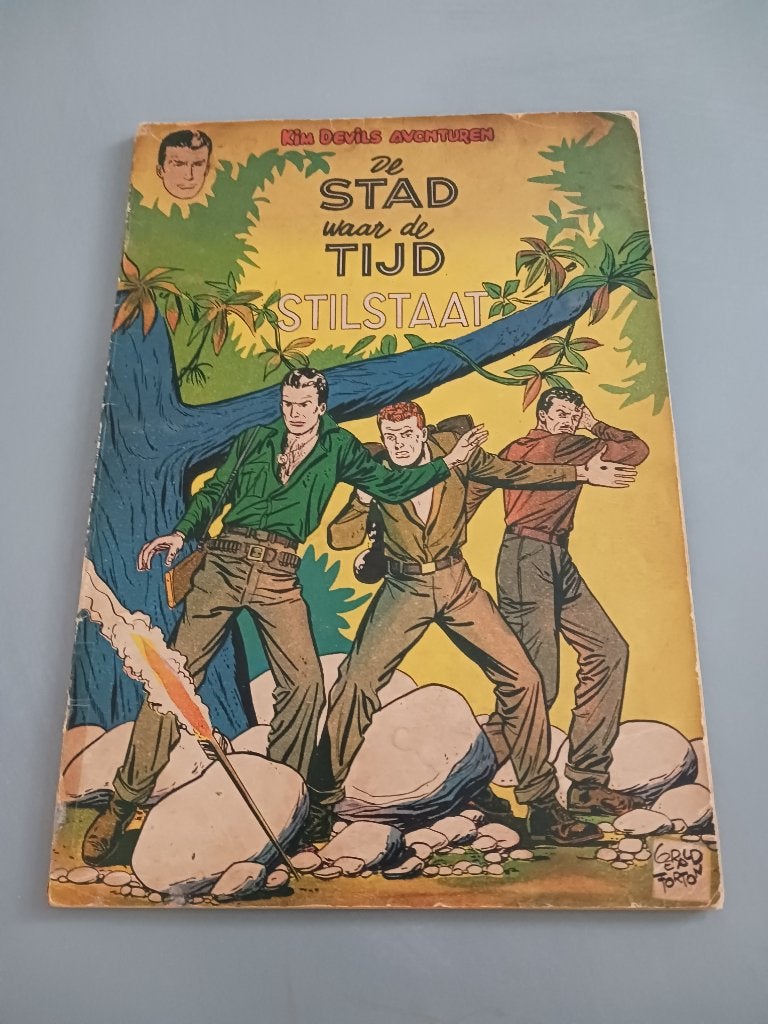 Kim Devil, de Stad waar de tijd stilstaat, 1ste druk, Boeken, Eén stripboek, Ophalen of Verzenden, Gelezen