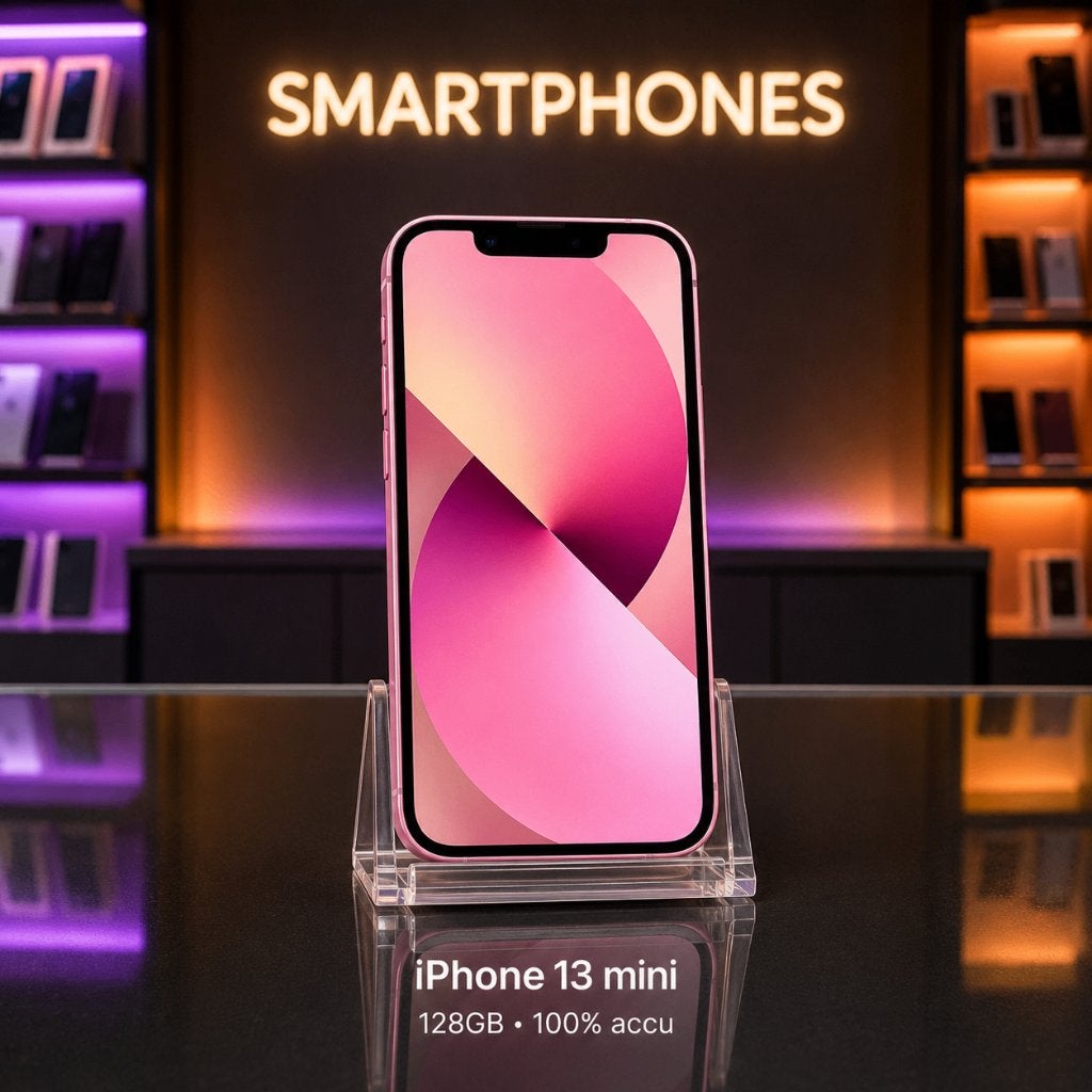 iPhone 13 mini | 128GB | Roze | Accu 100% | Garantie