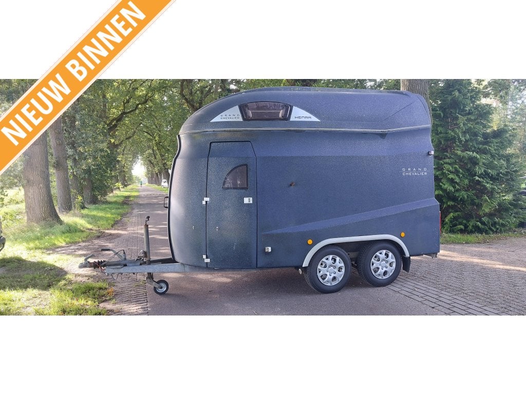 Grote Henra 2 paards polyester, Gebruikt, Polyester, 2-paards trailer