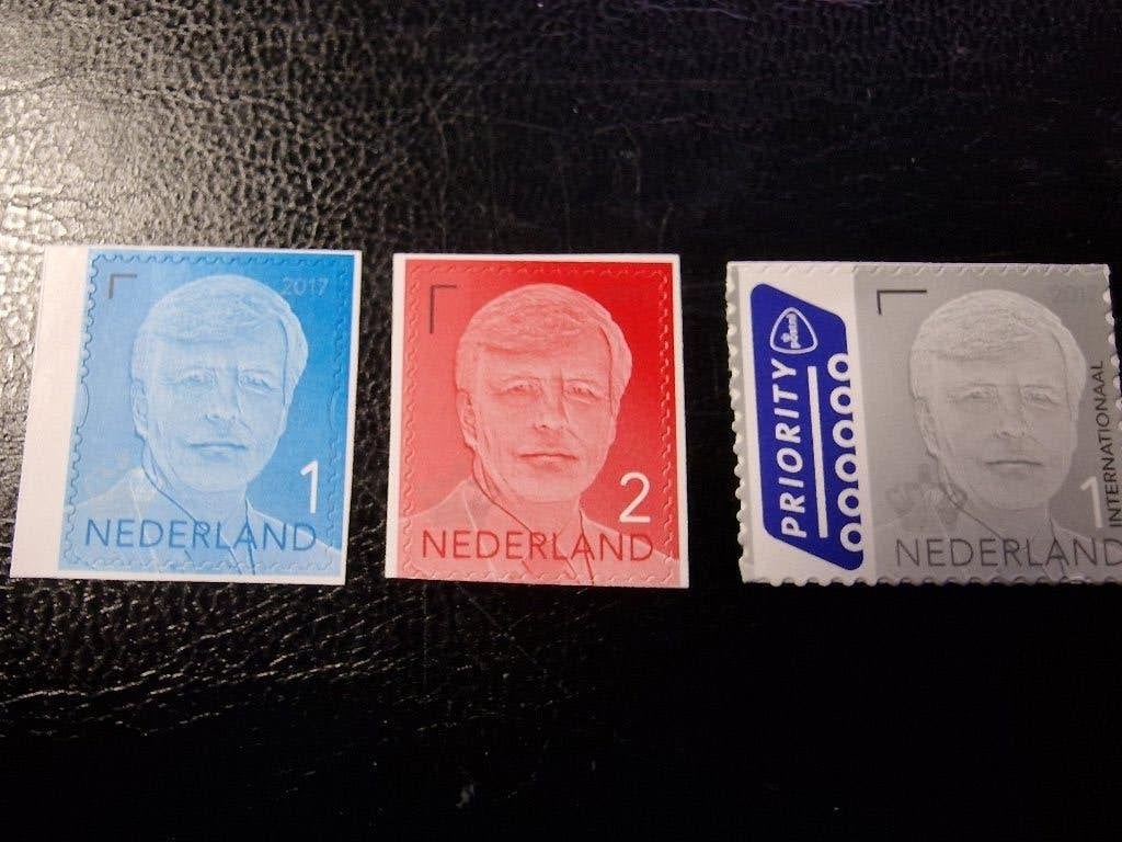 3 losse zegels Willem-Alexander 2017 NVPH 3598 - 3599 - 3600, Ophalen of Verzenden, Na 1940, Postfris