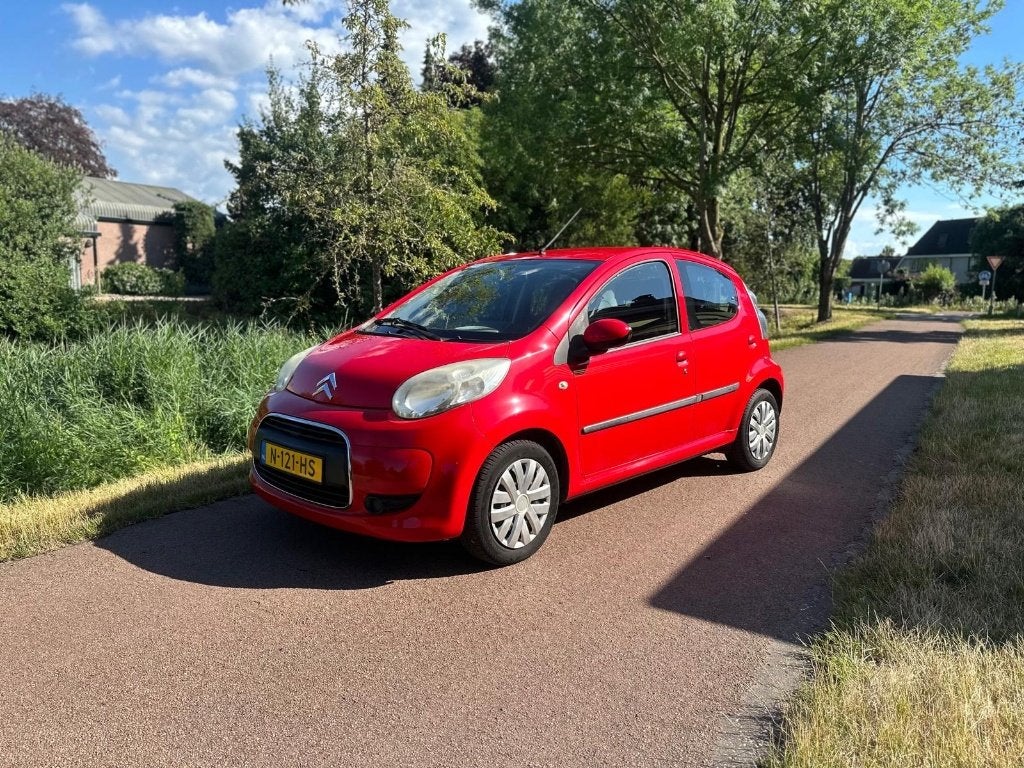 Citroën C1 1.0 2010 5drs | Airco | Android | Jaar APK, Auto's, Citroën, Voorwielaandrijving, Stof, Zwart, 4 stoelen