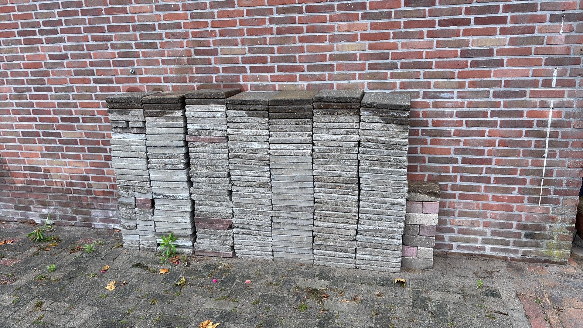 Beton tegels 30x30, Tuin en Terras, Tegels en Klinkers, Ophalen, Zo goed als nieuw, Beton, Terrastegels