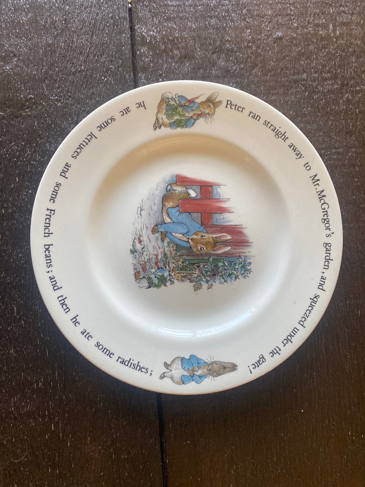 Ontbijtbord Wedgwood, Ophalen of Verzenden, Zo goed als nieuw, Bord(en), Wedgwood