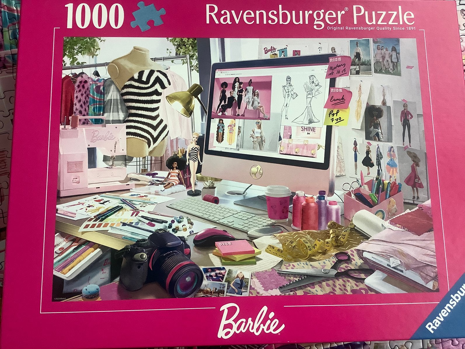 Ravensburger puzzel BARBIE, Ophalen, 500 t/m 1500 stukjes, Zo goed als nieuw, Legpuzzel