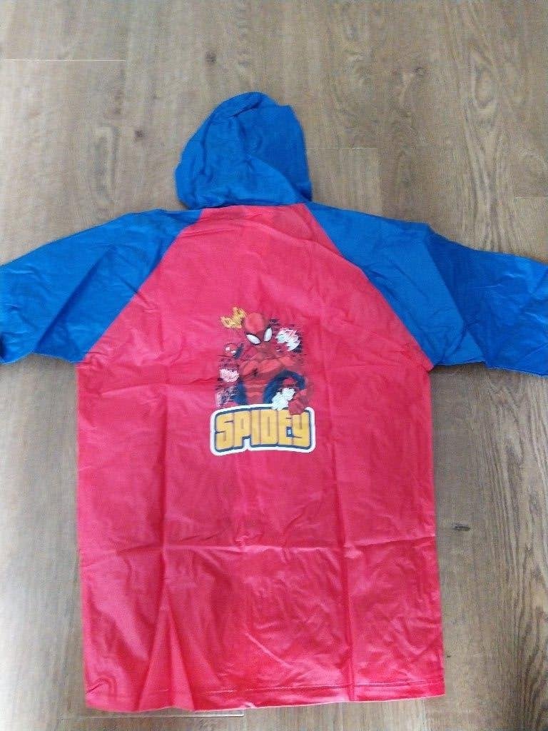 Regenjas Spiderman ZGAN 4 - 6 jaar, Caravans en Kamperen, Ophalen of Verzenden, Zo goed als nieuw, Regenjas