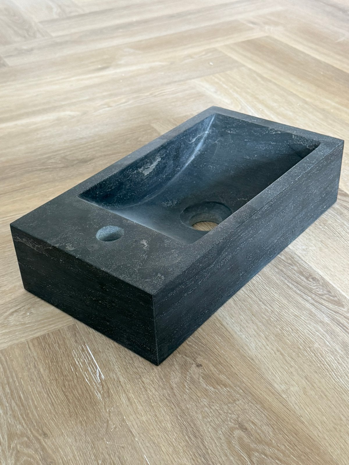 Fontein Leff Design 40x22x10 (LxBxH), Ophalen of Verzenden, Nieuw, Steen, Wastafel