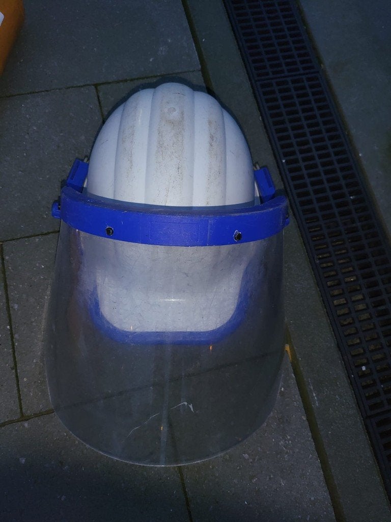 Gelaatscherm veiligheid Elektrische Werk, Ophalen of Verzenden, Zo goed als nieuw