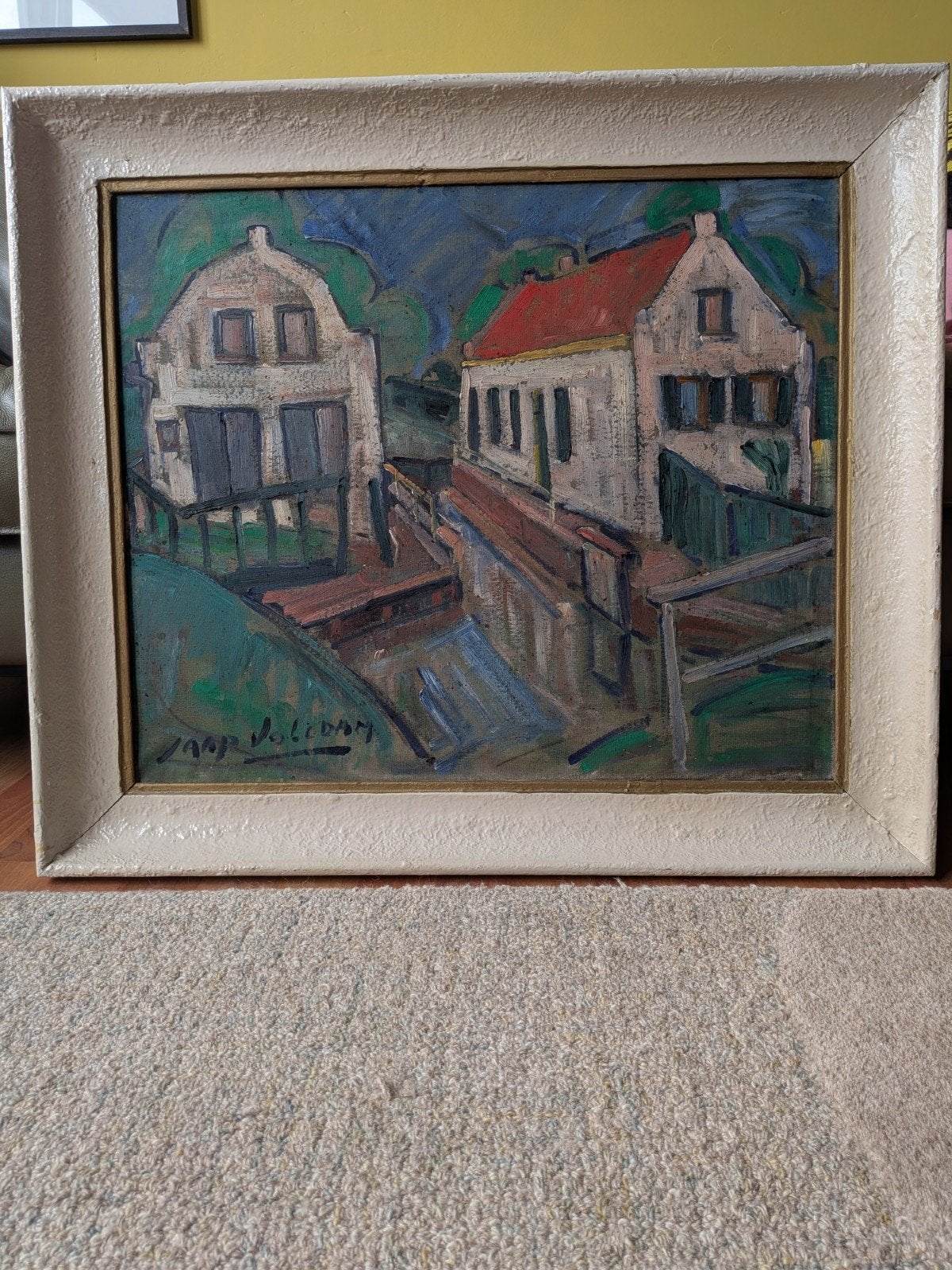 Jaap Voledam (Volendam) - Vooroorlogs Schilderij, Antiek en Kunst, Ophalen of Verzenden