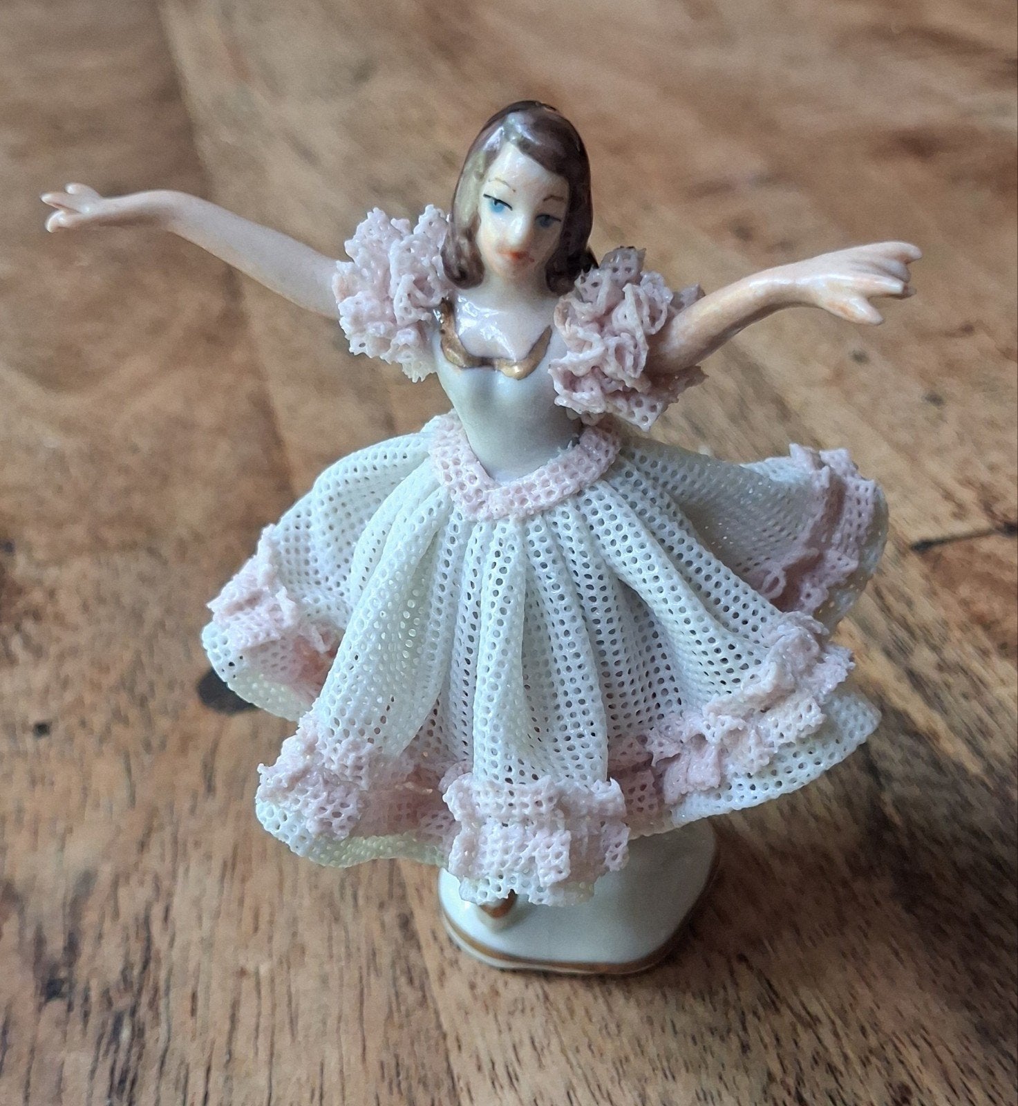 Dresden art ballerina beeldje - Made in Germany, Ophalen