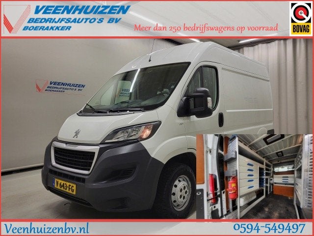 Peugeot Boxer 2.0BlueHDI 131pk L1/H2 Inrichting Euro 6!, Voorwielaandrijving, Gebruikt, Euro 6, 4 cilinders