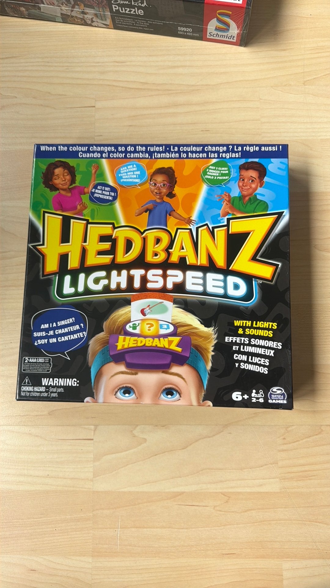 Hedbanz Lightspeed: Raad het woord spel, Hobby en Vrije tijd, Drie of vier spelers, Ophalen of Verzenden, Nieuw