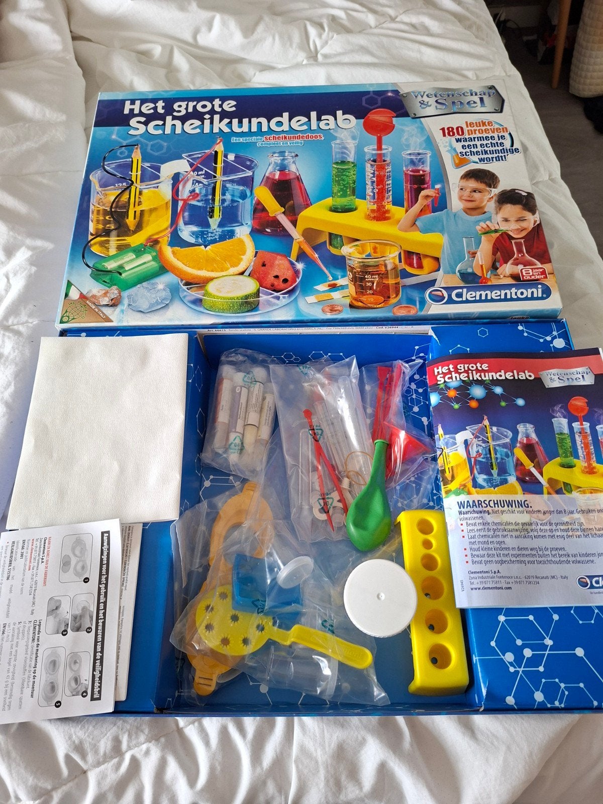 het grote scheikundelab, Ophalen, Box-set