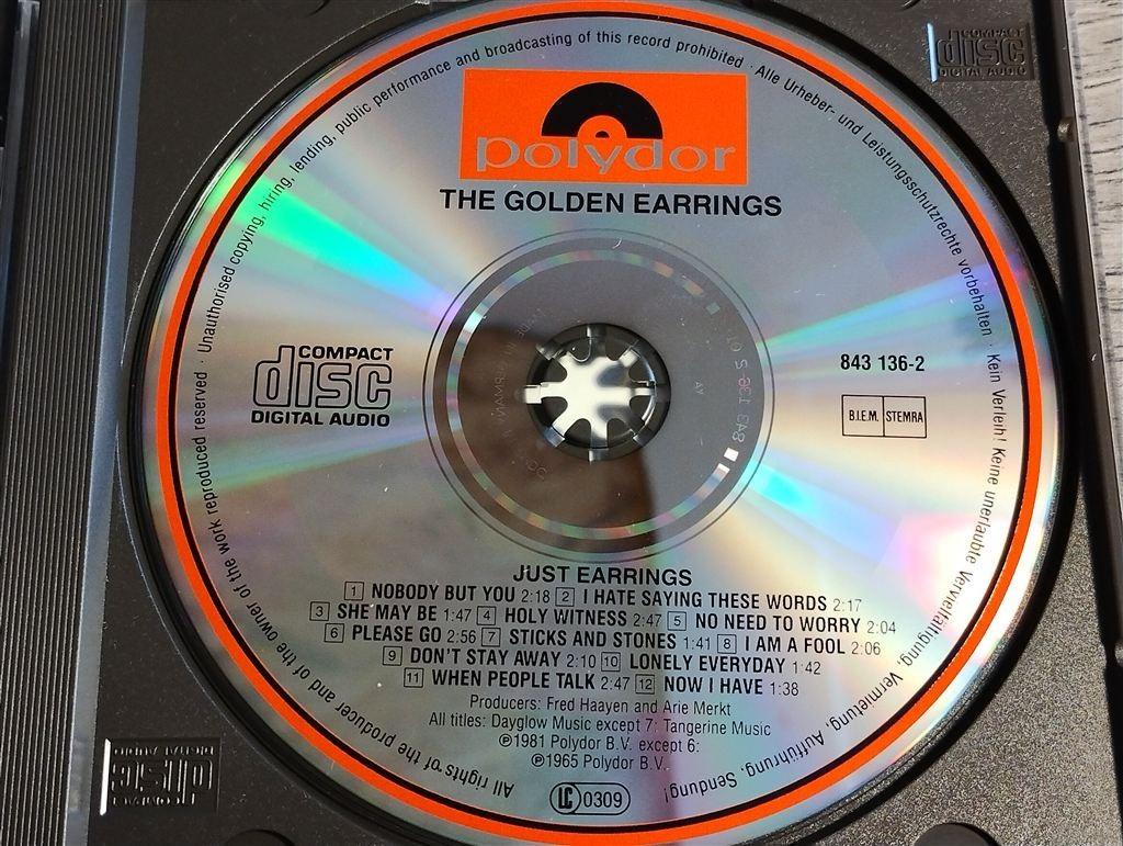 The Golden Ear-Rings - Just Ear-Rings, Ophalen of Verzenden, Zo goed als nieuw, Poprock