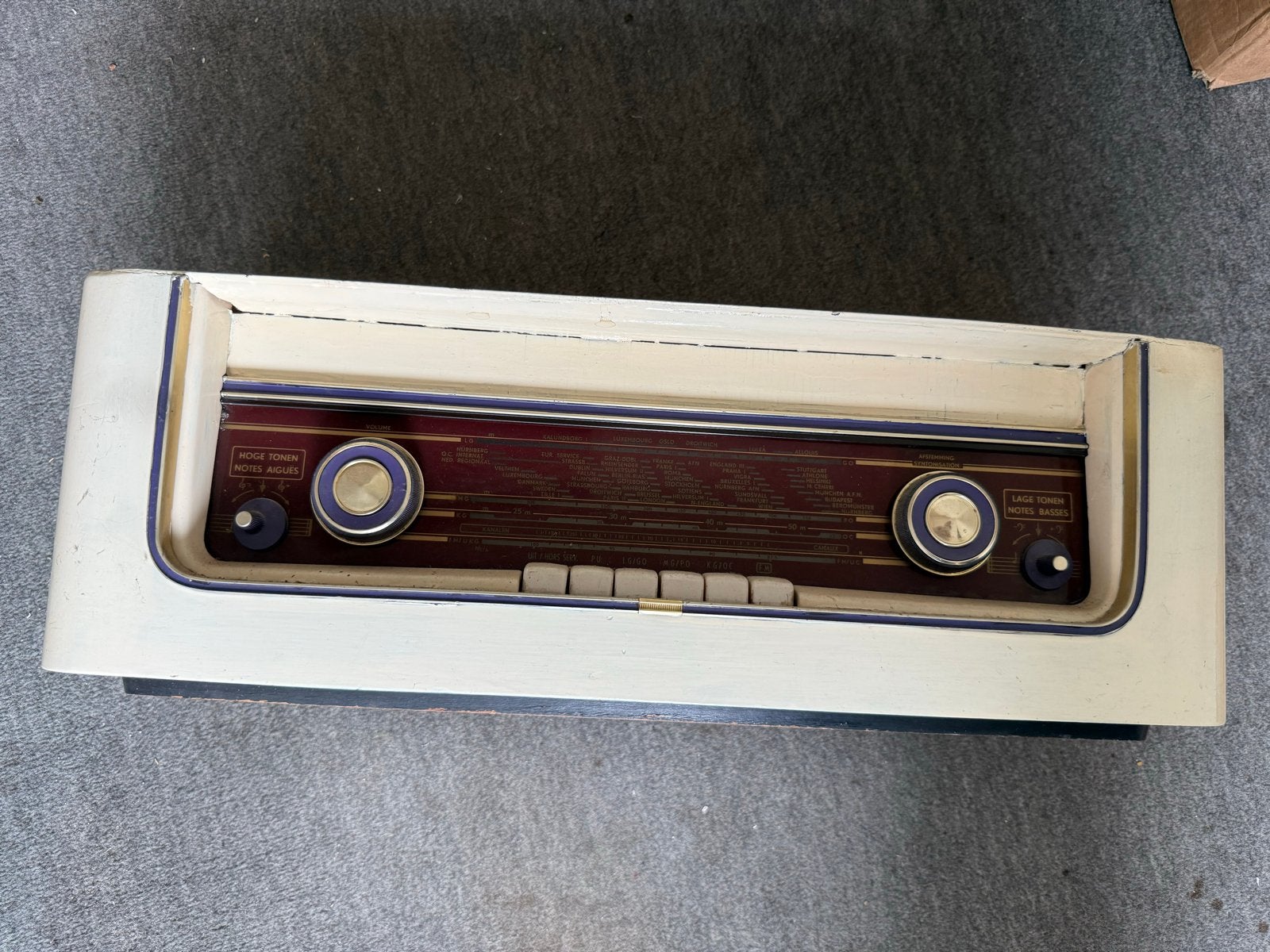 Vintage Transistorradio - Jaren '50/'60, Audio, Tv en Foto, Radio's, Ophalen, Gebruikt, Transistorradio