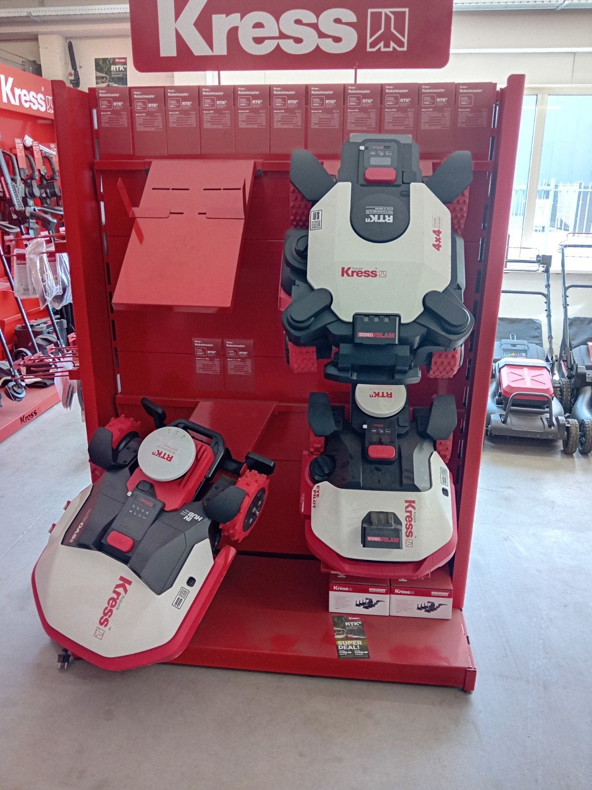 Kress Robotmaaiers - Innovatieve Tuinoplossingen, Cirkelmaaier, Accu-grasmaaier, Nieuw, 30 t/m 39 cm
