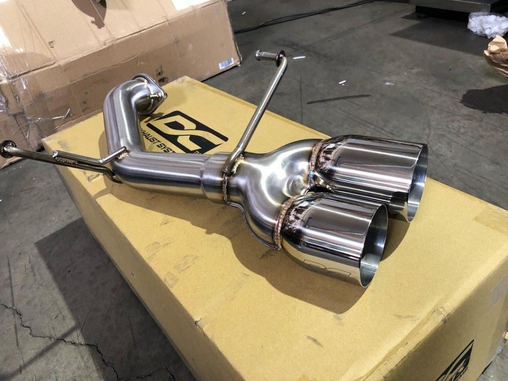 DC Sports RVS muffler delete uitlaat - Impreza WRX STI 15-22, Ophalen of Verzenden