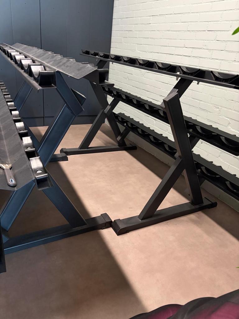 Dumbbell rek 2x, Sport en Fitness, Ophalen, Gebruikt, Overige typen