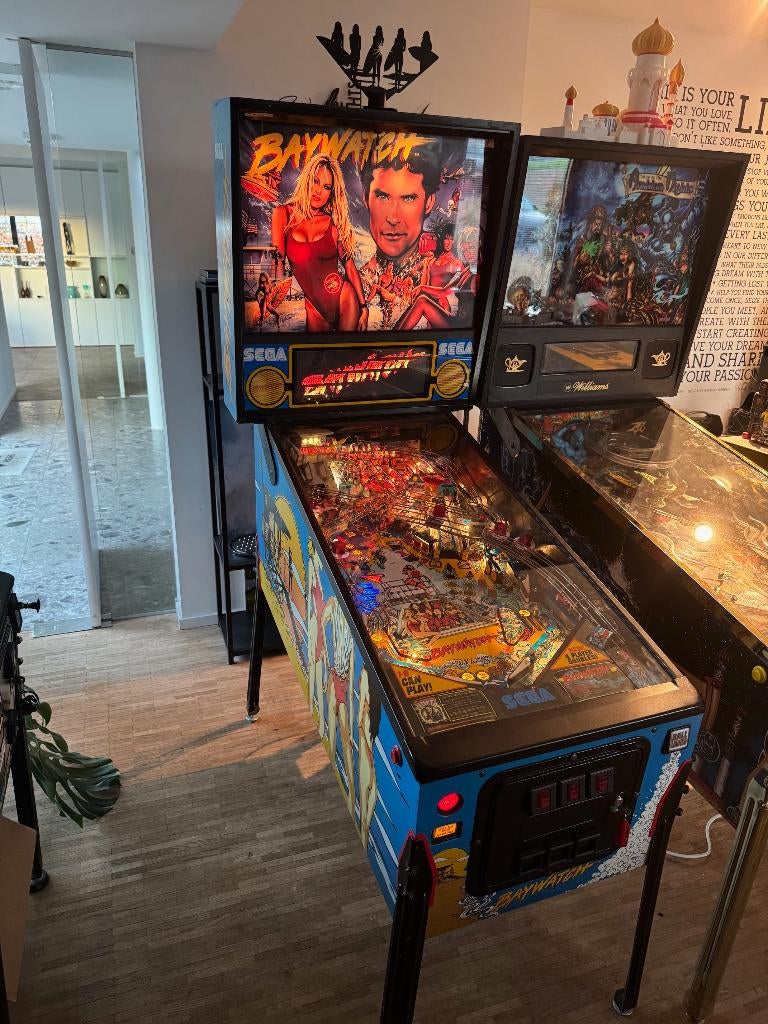 Flipperkast Baywatch, Verzamelen, Automaten | Flipperkasten, Ophalen, Gebruikt, Sega, Dot-matrix