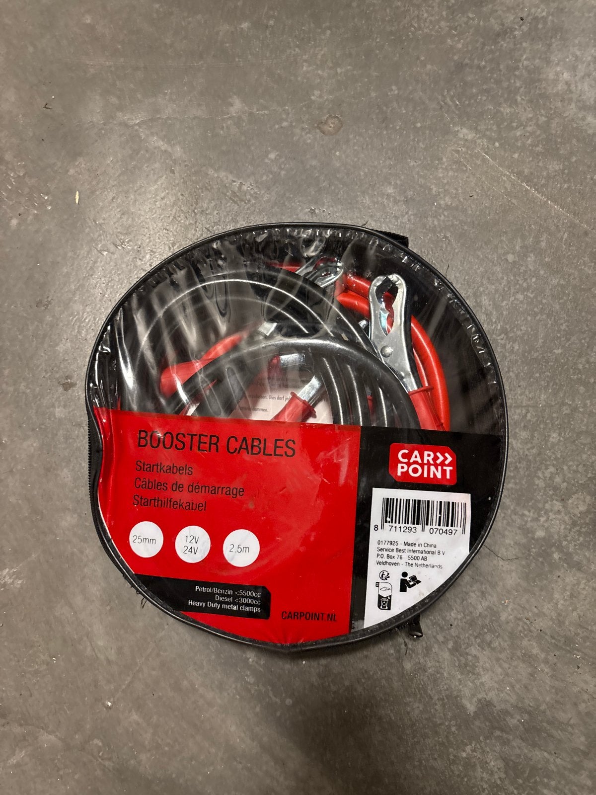 Nieuwe Carpoint Startkabels 2.5m - 12V/24V, Ophalen of Verzenden, Nieuw