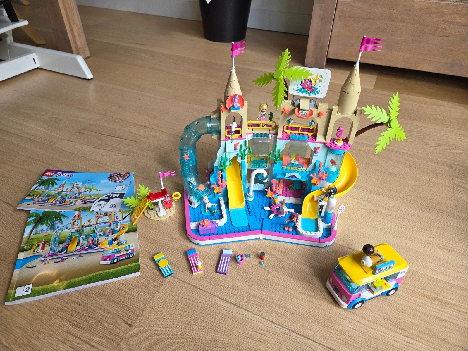 Lego Friends Heartlake City Zwemparadijs 41347, Kinderen en Baby's, Ophalen, Lego, Zo goed als nieuw, Complete set