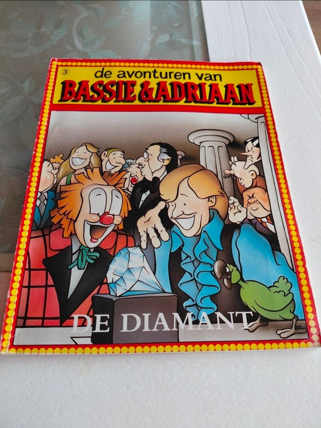 Bassie en Adriaan en De Diamant stripboek., Eén stripboek, Ophalen of Verzenden, Gelezen