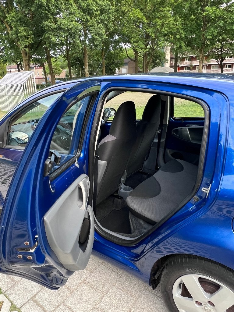 Toyota Aygo  1.0-12V| 5DRS| Blauw| 2007|Airco| nieuwe APK|, Bedrijf, Te koop